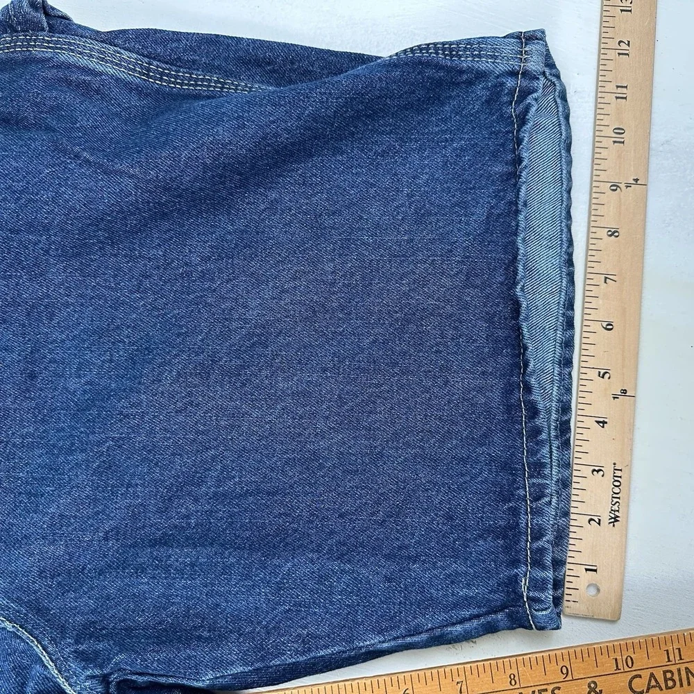 Y2K Dickies Relaxed‎ Carpenter Denim Shorts Men Actual 39 x 11 Blue Jean Jorts